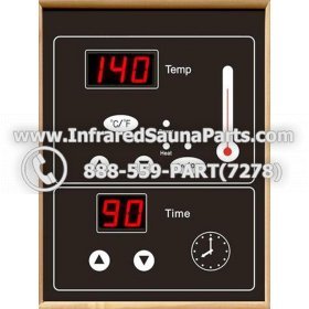 CIRCUIT BOARDS WITH  FACE PLATES - CIRCUIT BOARD WITH FACE PLATE DELUXE  INFRARED SAUNA 03112006 AUTO ON  OFF SWITCH 1