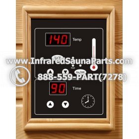 CIRCUIT BOARDS WITH  FACE PLATES - CIRCUIT BOARD WITH FACE PLATE DELUXE  INFRARED SAUNA  AUTO ON OFF SWITCH DUAL SIDE 8