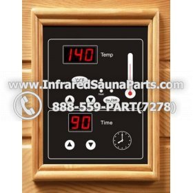 CIRCUIT BOARDS WITH  FACE PLATES - CIRCUIT BOARD WITH FACE PLATE DELUXE  INFRARED SAUNA 12092007 AUTO ON  OFF SWITCH 3