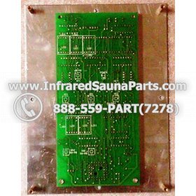 CIRCUIT BOARDS WITH  FACE PLATES - CIRCUIT BOARD WITH FACE PLATE DELUXE  INFRARED SAUNA 12092007 AUTO ON  OFF SWITCH 4