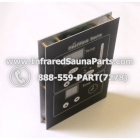CIRCUIT BOARDS WITH  FACE PLATES - CIRCUIT BOARD WITH FACE PLATE  HEATWAVE INFRARED SAUNA  MANUAL ON OFF SWITCH DUAL SIDE 1