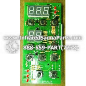 CIRCUIT BOARDS / TOUCH PADS - CIRCUIT BOARD  TOUCHPAD  JOSEN INFRARED SAUNA PCB REV 0.3 070910 A 1
