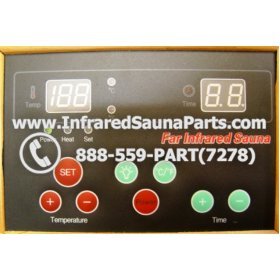 CIRCUIT BOARDS WITH  FACE PLATES - CIRCUIT BOARD WITH FACE PLATE ZENAWAKENING INFRARED SAUNA XZSN1DB V1.5 1