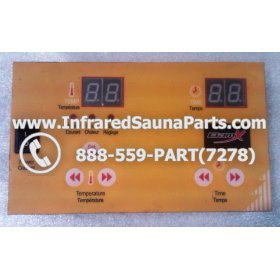 FACE PLATES - FACEPLATE FOR CIRCUIT BOARD HYDRA INFRARED SAUNA   LYQPCB 4