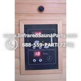 CIRCUIT BOARDS WITH  FACE PLATES - CIRCUIT BOARD WITH FACE PLATE FED INTERNATIONAL INFRARED SAUNA 12092007 MANUAL ON OFF SWITCH 1