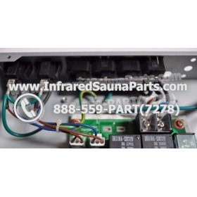 COMPLETE CONTROL POWER BOX 110V / 120V - COMPLETE CONTROL POWER BOX 110V / 120V HYDRA  INFRARED SAUNA STYLE 3 10
