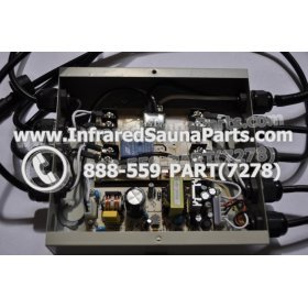 COMPLETE CONTROL POWER BOX 110V / 120V - COMPLETE CONTROL POWER BOX 110V / 120V DELUXE INFRARED SAUNA WITH 8 HEATER PLUGS v1 6