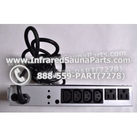 COMPLETE CONTROL POWER BOX 110V / 120V - COMPLETE CONTROL POWER BOX 110V / 120V LUX  INFRARED SAUNA STYLE 3 5