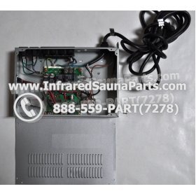 COMPLETE CONTROL POWER BOX 110V / 120V - COMPLETE CONTROL POWER BOX 110V / 120V WATERSTAR  INFRARED SAUNA STYLE 9 7