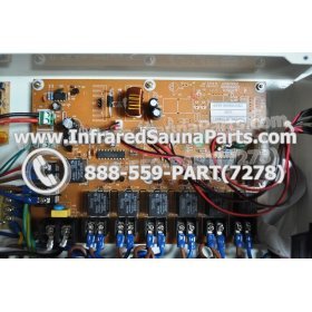 COMPLETE CONTROL POWER BOX 110V / 120V - COMPLETE CONTROL POWER BOX 110V / 120V WATERSTAR  INFRARED SAUNA STYLE 4 7