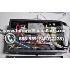 COMPLETE CONTROL POWER BOX 110V / 120V - COMPLETE CONTROL POWER BOX 110V  120V WITH 7 CIRCUIT BOARD PINS  6 FEMALE PLUGS SAUNAGEN INFRARED SAUNA 24