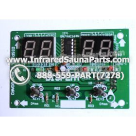 CIRCUIT BOARDS / TOUCH PADS - CIRCUIT BOARD TOUCHPAD FOR ICONO SAUNA USA INFRARED SAUNA SN74HC164N SECONDARY 1