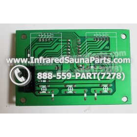 CIRCUIT BOARDS / TOUCH PADS - CIRCUIT BOARD TOUCHPAD FOR ICONO SAUNA USA INFRARED SAUNA SN74HC164N SECONDARY 2