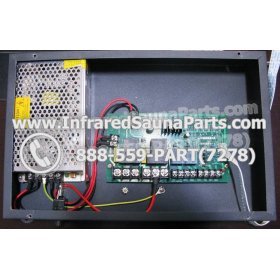 COMPLETE CONTROL POWER BOX 110V / 120V - COMPLETE CONTROL POWER BOX 110V / 120V WITH 8 CIRCUIT BOARD PINS SAUNAGEN INFRARED SAUNA 17