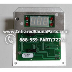 CIRCUIT BOARDS / TOUCH PADS - CIRCUIT BOARD TOUCHPAD CEDRUS INFRARED SAUNA 3
