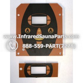 FACE PLATES - FACEPLATE FOR SUNLIGHT INFRARED SAUNA FRONT AND BACK COMBO 1