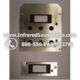 FACE PLATES - FACEPLATE FOR CLEARLIGHT INFRARED SAUNA FRONT AND BACK COMBO 2
