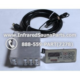 COMPLETE CONTROL POWER BOX WITH CONTROL PANEL - COMPLETE CONTROL POWER BOX O-SAUNA WITHOUT HIGH LIMIT SWITCH WITH ONE CONTROL PANEL 1