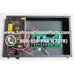 COMPLETE CONTROL POWER BOX WITH CONTROL PANEL - COMPLETE CONTROL POWER BOX 110V 120V WITH 8 CIRCUIT BOARD PINS ONE CONTROL PANEL 4