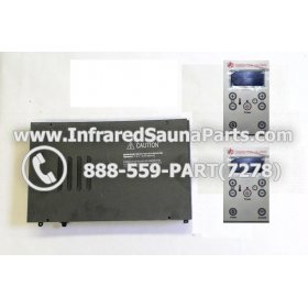 COMPLETE CONTROL POWER BOX WITH CONTROL PANEL - COMPLETE CONTROL POWER BOX 110V  120V  220V WITH 8 CIRCUIT BOARD PINS WITH TWO CONTROL PANELS IN WHITE 2