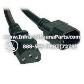 PLUG IN WIRES - PLUG IN WIRE 6ft C13 to C14 USA with 183 SVT, 6 feet 183 SVT 3