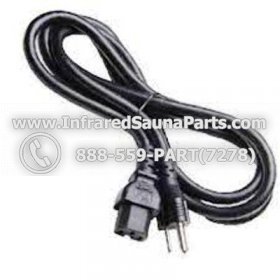 POWER CORD - POWER CORD 8ft NEMA 5-15P USA 3 pin Plug to C15 SJT 2