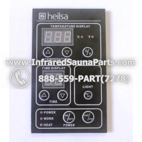 FACE PLATES - FACEPLATE FOR CIRCUIT BOARD AOK-SP4262B V03 HELISA SAUNA 2