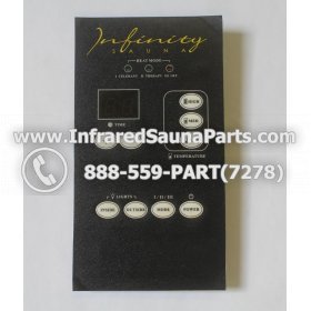 CIRCUIT BOARDS WITH  FACE PLATES - CIRCUIT BOARD WITH FACEPLATE 2P0050FDA0 FOR INFINITY INFRARED SAUNA MAIN 2