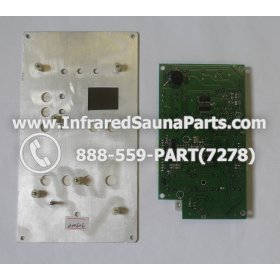 CIRCUIT BOARDS WITH  FACE PLATES - CIRCUIT BOARD WITH FACEPLATE 2P0050FDA0 FOR INFINITY INFRARED SAUNA MAIN 9