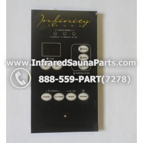 CIRCUIT BOARDS WITH  FACE PLATES - CIRCUIT BOARD WITH FACEPLATE 2P0050FDA0 FOR INFINITY INFRARED SAUNA SECONDARY 2