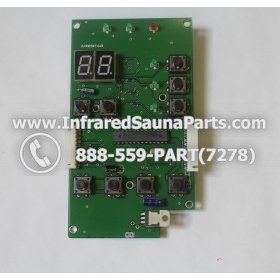 CIRCUIT BOARDS / TOUCH PADS - CIRCUIT BOARD TOUCHPAD 2P0050FDA0 FOR INFINITY INFRARED SAUNA MAIN 1