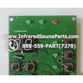 CIRCUIT BOARDS / TOUCH PADS - CIRCUIT BOARD TOUCHPAD 2P0050FDA0 FOR INFINITY INFRARED SAUNA MAIN 3