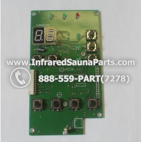 CIRCUIT BOARDS / TOUCH PADS - CIRCUIT BOARD TOUCHPAD 2P0050FDA0 FOR INFINITY INFRARED SAUNA SECONDARY 2
