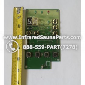 CIRCUIT BOARDS / TOUCH PADS - CIRCUIT BOARD TOUCHPAD 2P0050FDA0 FOR INFINITY INFRARED SAUNA SECONDARY 8