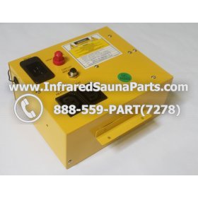 COMPLETE CONTROL POWER BOX 110V / 120V - COMPLETE CONTROL POWER BOX 110V / 120V CLEARLIGHT INFRARED SAUNA  MODEL HM-PCS1(REV.B) 1