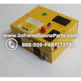 COMPLETE CONTROL POWER BOX 110V / 120V - COMPLETE CONTROL POWER BOX 110V / 120V CLEARLIGHT INFRARED SAUNA  MODEL HM-PCS1(REV.B) 4