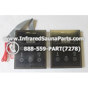 CIRCUIT BOARDS WITH  FACE PLATES - CIRCUIT BOARD WITH FACEPLATE FOR CLEARLIGHT INFRARED SAUNA MODEL HM-PCS1(REV.B) COMBO SET OF TWO 2
