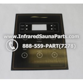 FACE PLATES - FACEPLATE FOR CLEARLIGHT INFRARED SAUNA MODEL HM-PCS1(REV.B) 2