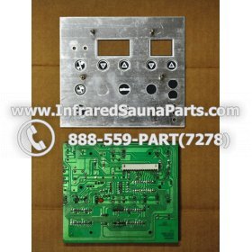 CIRCUIT BOARDS WITH  FACE PLATES - CIRCUIT BOARD WITH FACE PLATE SRZHX00D - (8 BUTTONS) 4