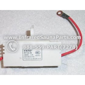 FUSE BLOCKS - FUSE BLOCK RT14-20 380v 20AMP GB13539-92 WITH FUSE AND WIRING 16