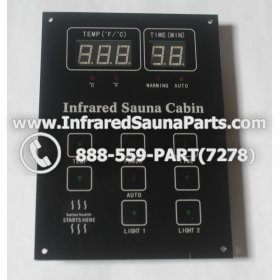 FACE PLATES - FACEPLATE FOR INFRARED SAUNA CABIN CIRCUIT BOARD 1