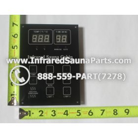 FACE PLATES - FACEPLATE FOR INFRARED SAUNA CABIN CIRCUIT BOARD 2