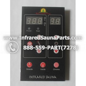 CIRCUIT BOARDS WITH  FACE PLATES - CIRCUIT BOARD WITH FACE PLATE RELAXED FITNESS INFRARED SAUNA SECONDARY 1