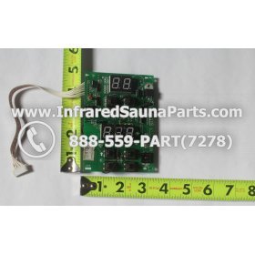 CIRCUIT BOARDS / TOUCH PADS - CIRCUIT BOARD TOUCHPAD FOR SUNLIGHT SAUNAS SELECT 7 BUTTONS 4