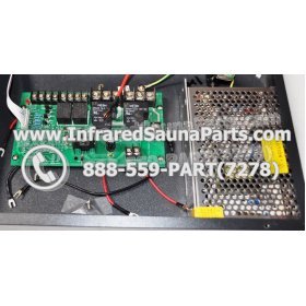 COMPLETE CONTROL POWER BOX 220V / 240V - COMPLETE CONTROL POWER BOX  220V / 240V WITH 8 CIRCUIT BOARD PINS SAUNAGEN INFRARED SAUNA 13
