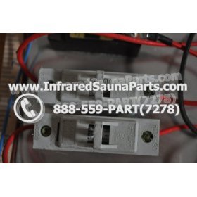 COMPLETE CONTROL POWER BOX 220V / 240V - COMPLETE CONTROL POWER BOX  220V / 240V LUX INFRARED SAUNA STYLE 1 10