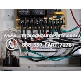 COMPLETE CONTROL POWER BOX 220V / 240V - COMPLETE CONTROL POWER BOX 220V / 240V GAIA INFRARED SAUNA STYLE 1 9