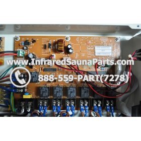 COMPLETE CONTROL POWER BOX 220V / 240V - COMPLETE CONTROL POWER BOX  220V / 240V GAIA INFRARED SAUNA STYLE 4 7