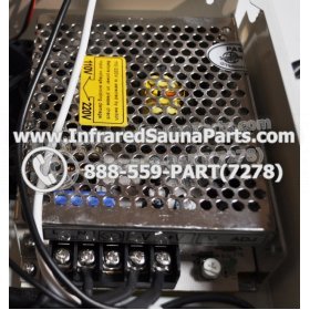 COMPLETE CONTROL POWER BOX 220V / 240V - COMPLETE CONTROL POWER BOX 220V / 240V WASAUNA INFRARED SAUNA STYLE 1 8