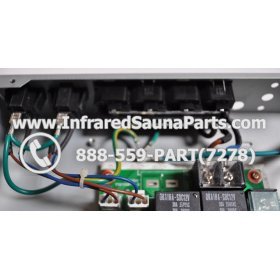 COMPLETE CONTROL POWER BOX 220V / 240V - COMPLETE CONTROL POWER BOX 220V / 240V IRONMAN INFRARED SAUNA STYLE 3 10
